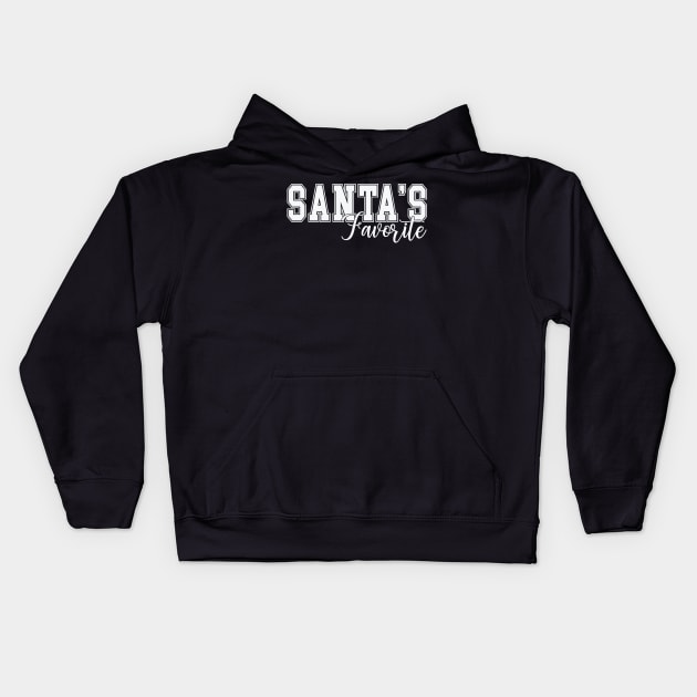 Santas favorite Kids Hoodie by MZeeDesigns